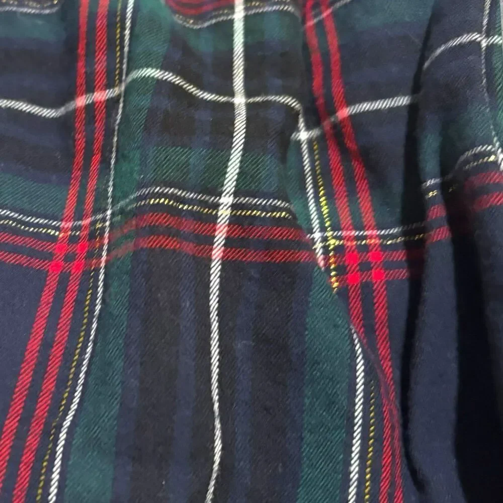 The Children’s Place 7-8 Plaid Christmas Holiday Long Sleeve Dress